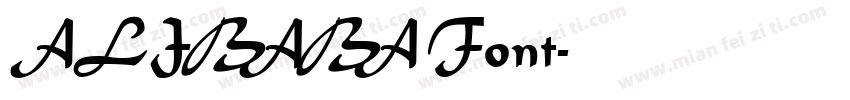 ALIBABA Font字体转换